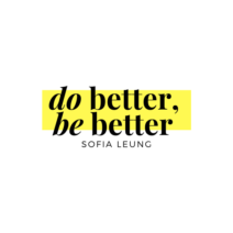 Do better, Be Better: Sofia Leung Logo